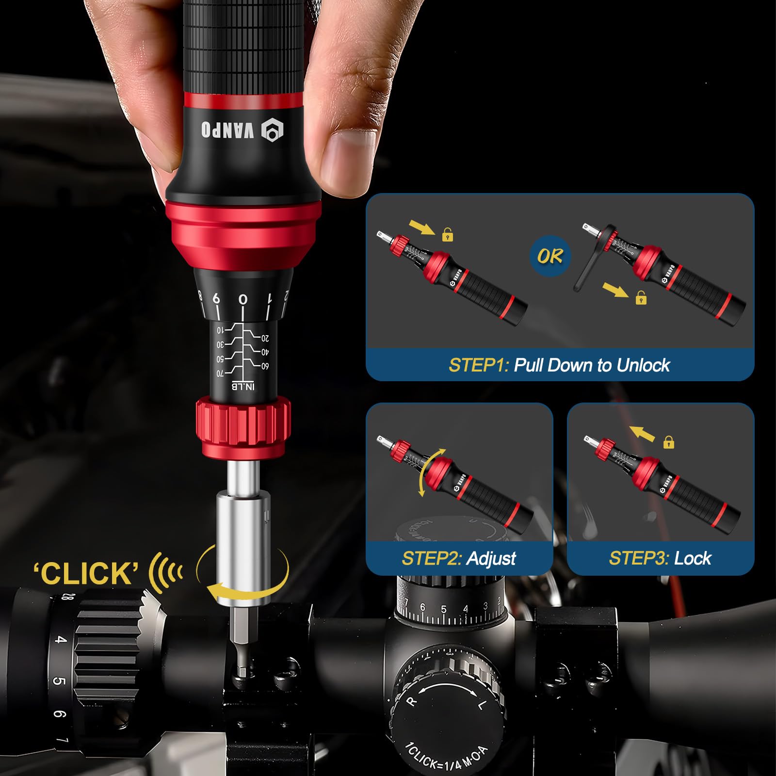 VANPO 64-piece set includes diverse bits for repairs and maintenance