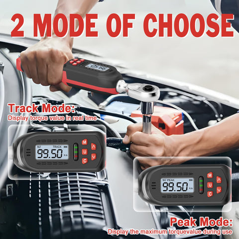 LED indicator and buzzer alert when preset torque is reached with VANPO.