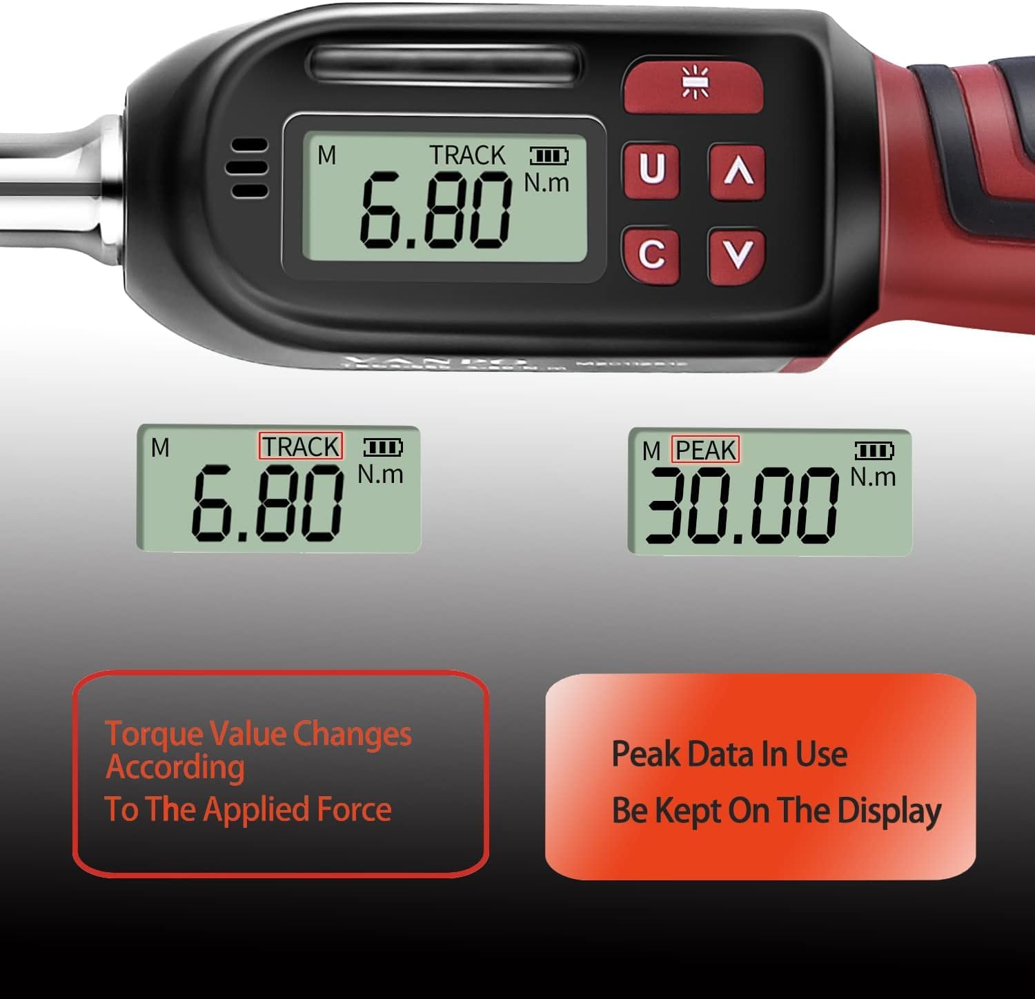 VANPO ergonomic handle design for comfortable operation.