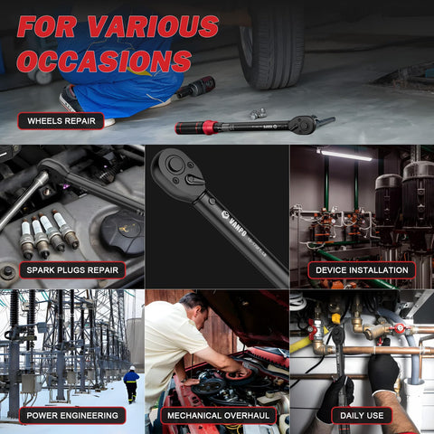 VANPO storage case keeps torque wrench and accessories organized