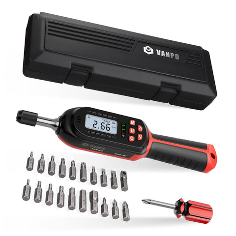VANPO torque screwdriver with digital display for precise calibration in electronics
