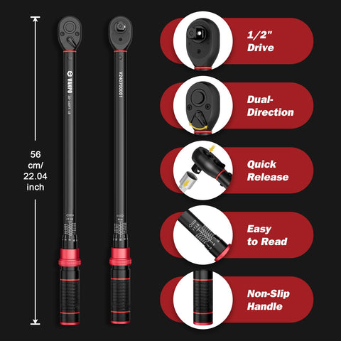 VANPO torque wrench click sound signaling correct torque.