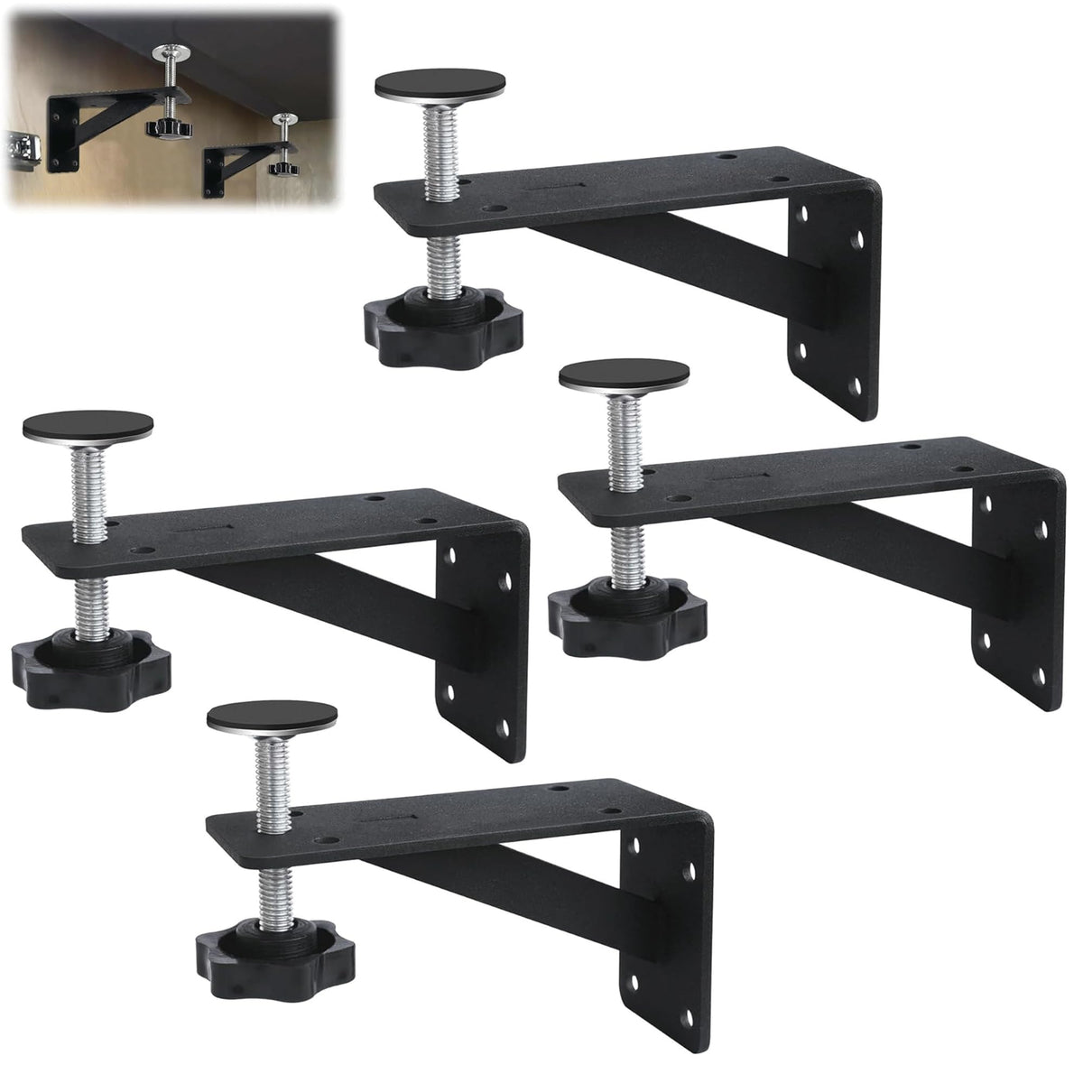 VanROUG undermount bracket with adjustable height for varying sink depths