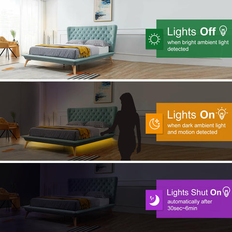 Vansky multi-purpose light suitable for stairs, cabinets, and under-bed use.
