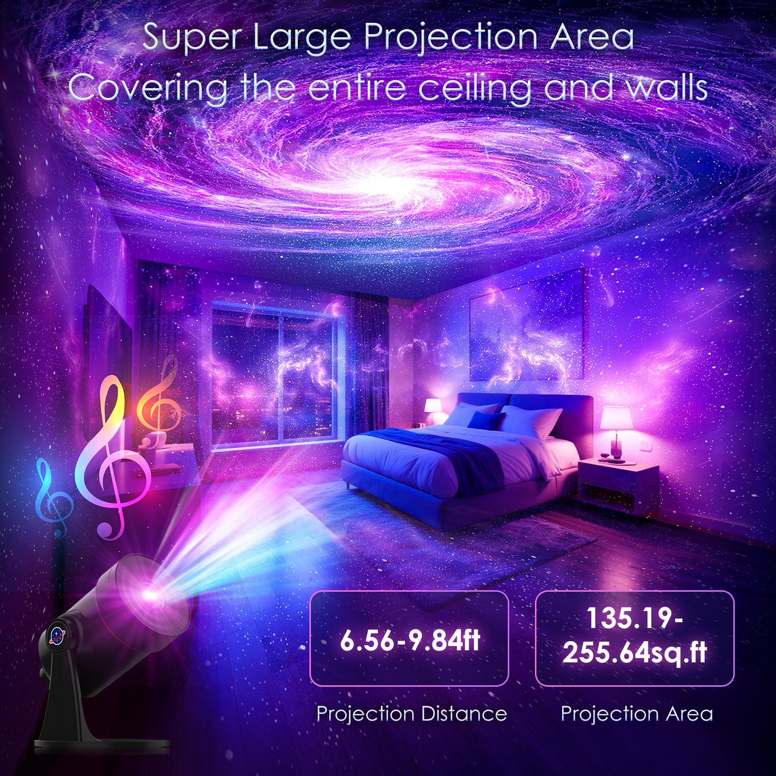 VanSmaGo focus dial to sharpen cosmic images in any room