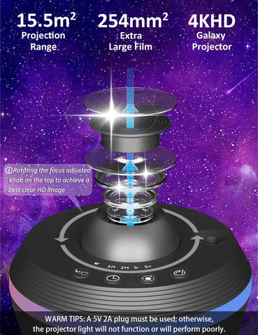 VanSmaGo milky way room light provides a tranquil halo for bedtime stories