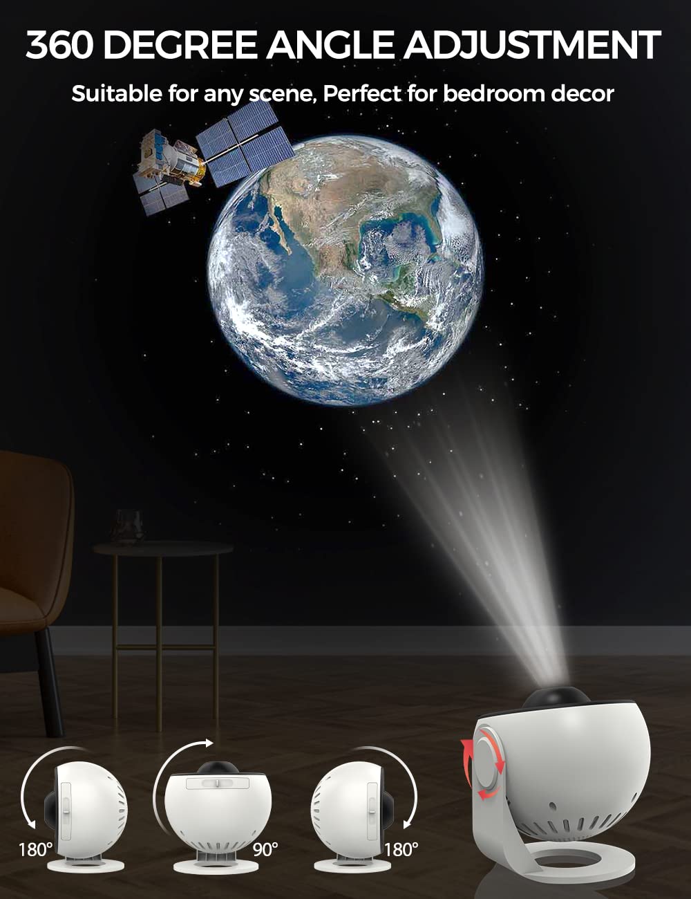 VanSmaGo Quiet operation keeps a subtle ambient light in the room