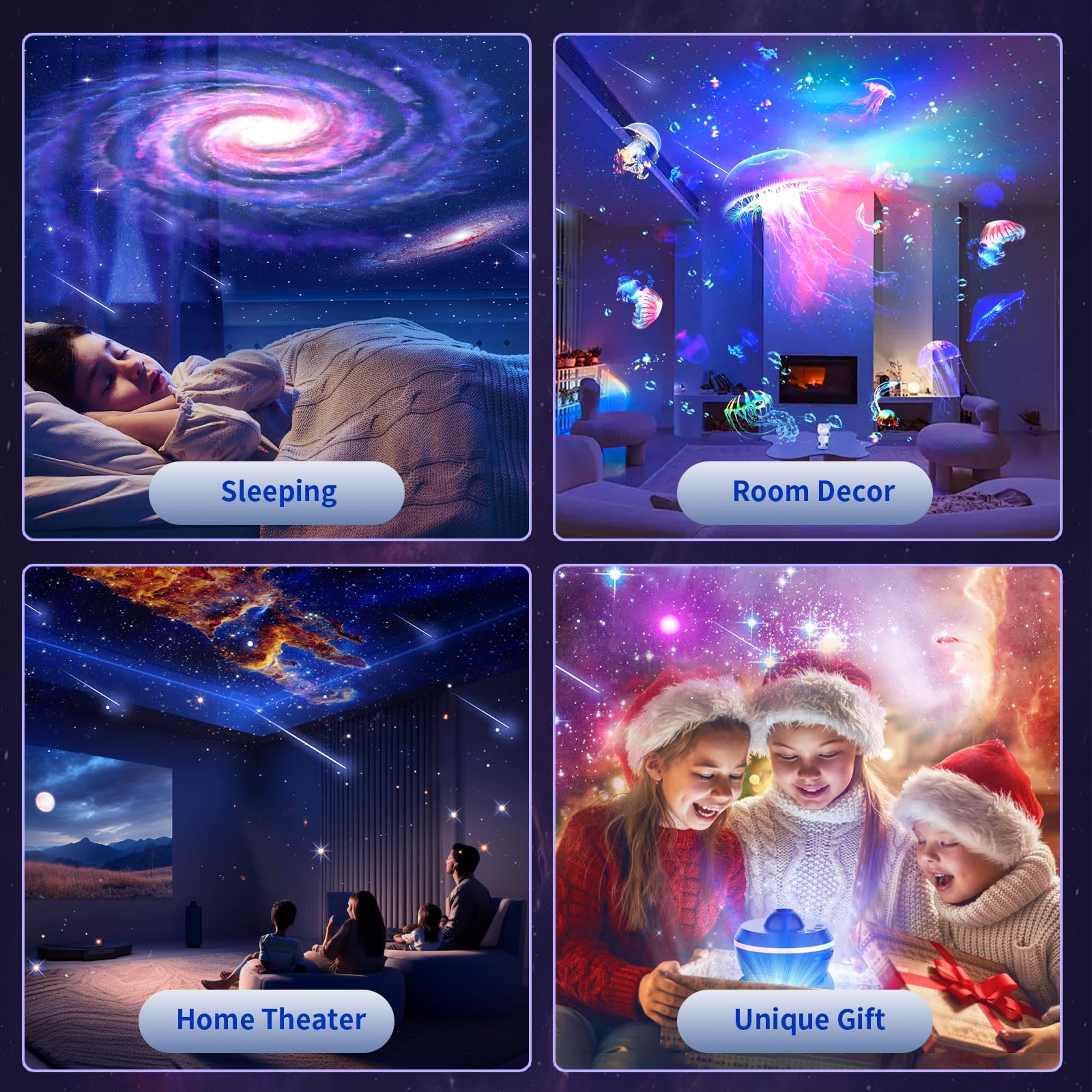 VanSmaGo quiet operation provides serene ambience for sleep or movie nights.