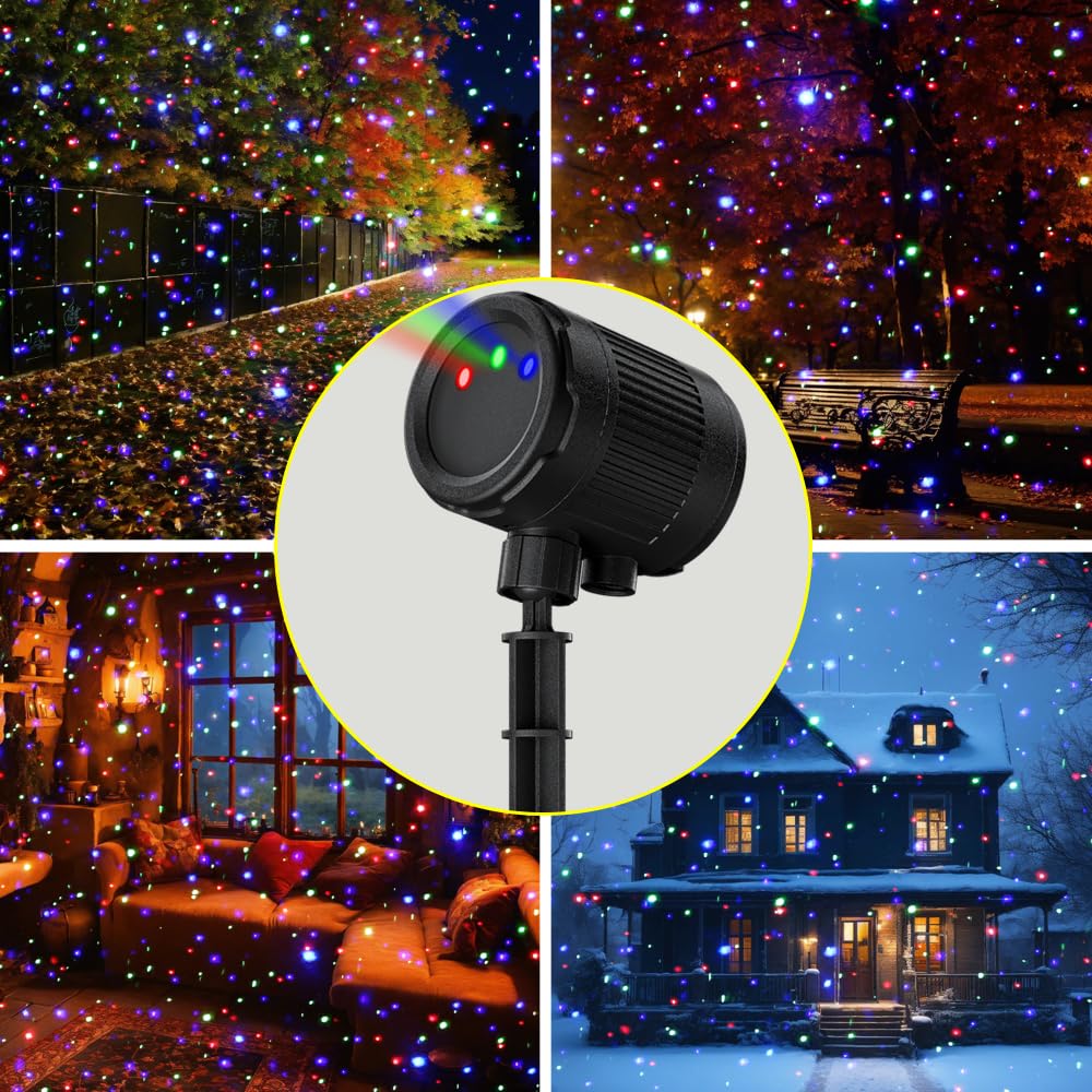 VanSmaGo RGB firefly movement creates a festive wall display.