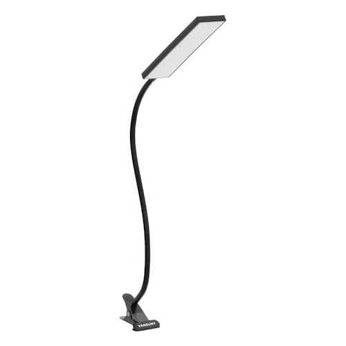 Vansuny compact clip-on lamp saves desk space