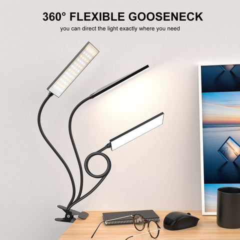 Vansuny eye-caring LED light with adjustable brightness for reading