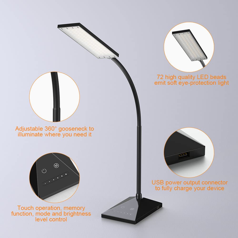 Vansuny lamp memory function recalls last color and brightness settings