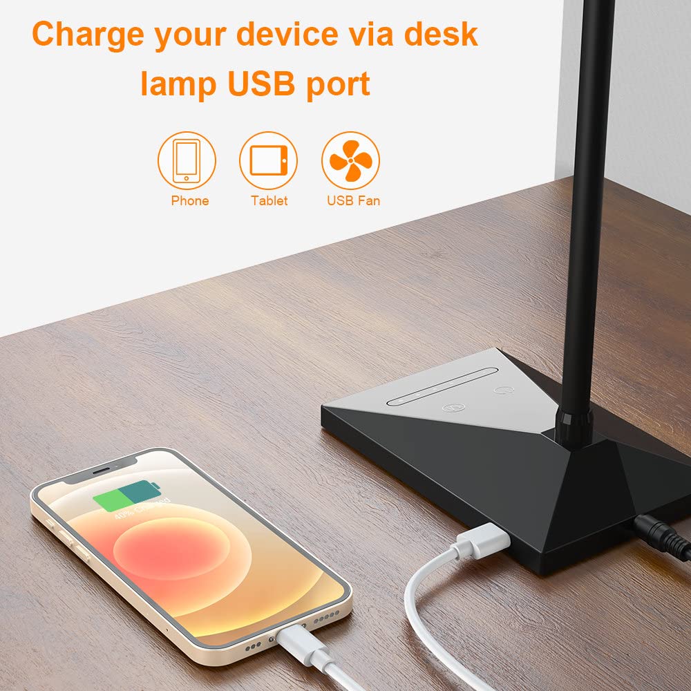 Vansuny desk lamp touch control panel for quick brightness and color adjustments