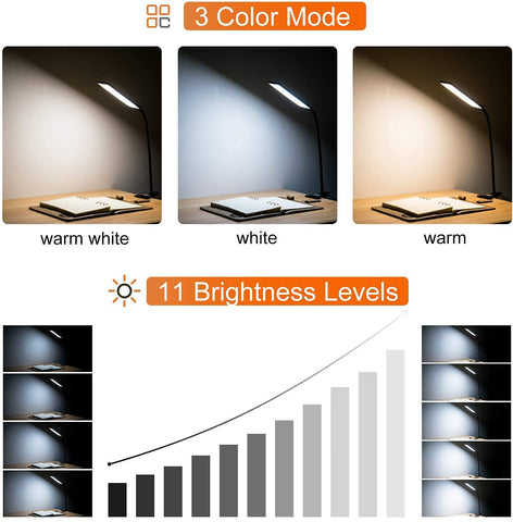 Vansuny USB-powered 5W desk lamp for easy setup