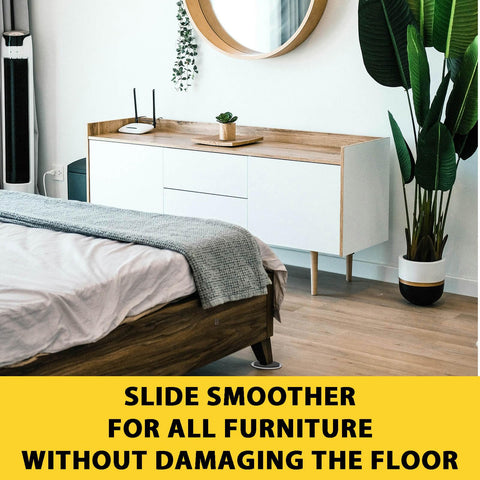 Vanteen carpet-friendly sliders glide efficiently on carpet without snagging.