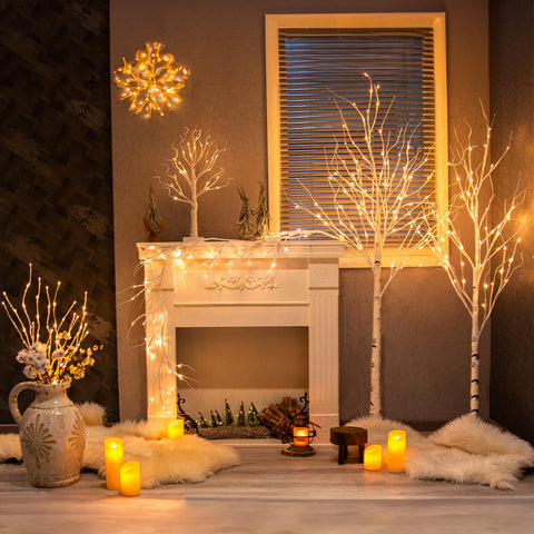 Vanthylit birch branch customizable setup for DIY arrangements