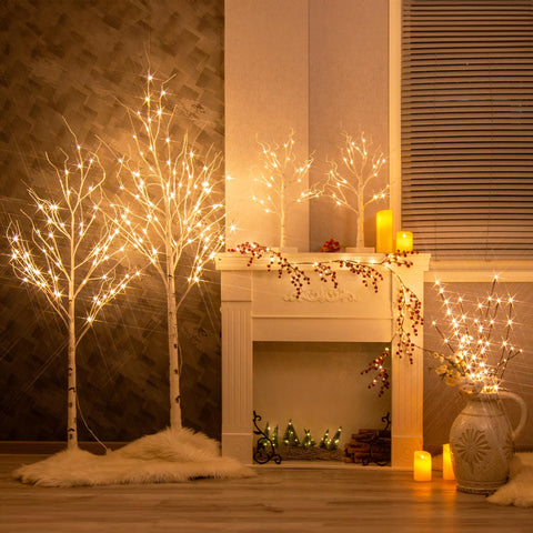 Vanthylit ambient warm glow willow branch lights for patio accents.