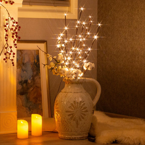 Vanthylit artistic tree light decor creating whimsical centerpiece.