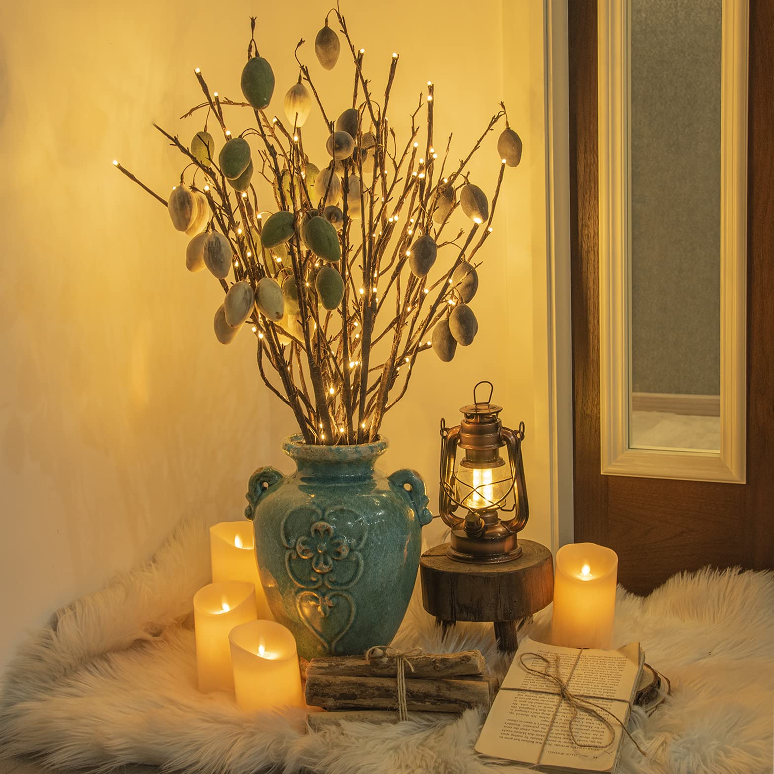 Vanthylit outdoor indoor tree light branches showcasing versatile decorative glow.