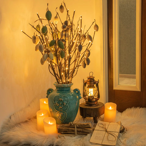 Vanthylit outdoor indoor tree light branches showcasing versatile decorative glow.