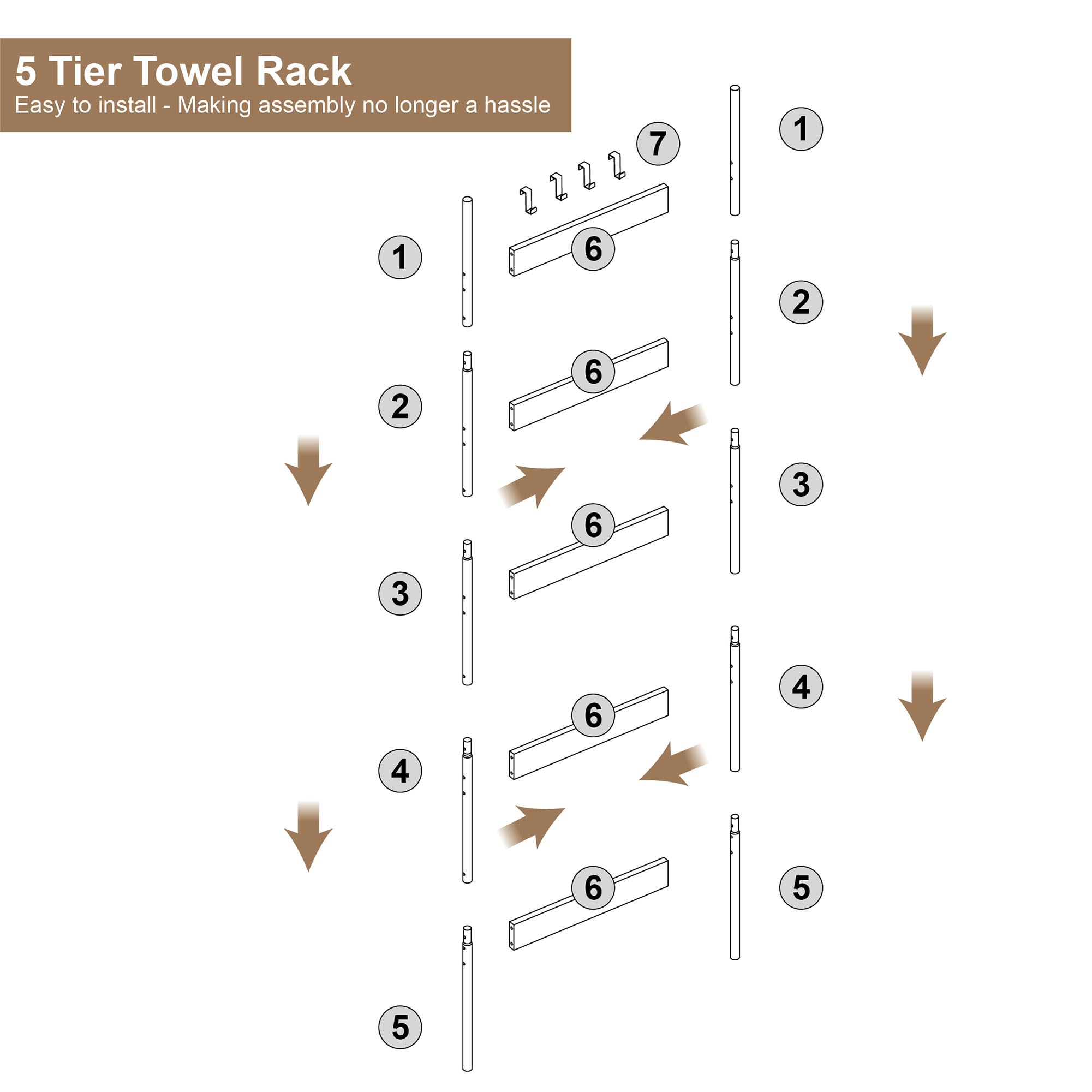 Vantimo easy-assembly rack kit enables quick setup.