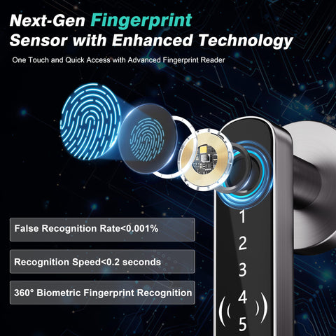 VANZBON keypad in operation demonstrates convenient code entry for guests or quick unlocks.