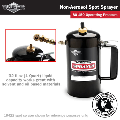 Vaper 19421 twin-pack spot spray color-coded for quick recognition during tasks.