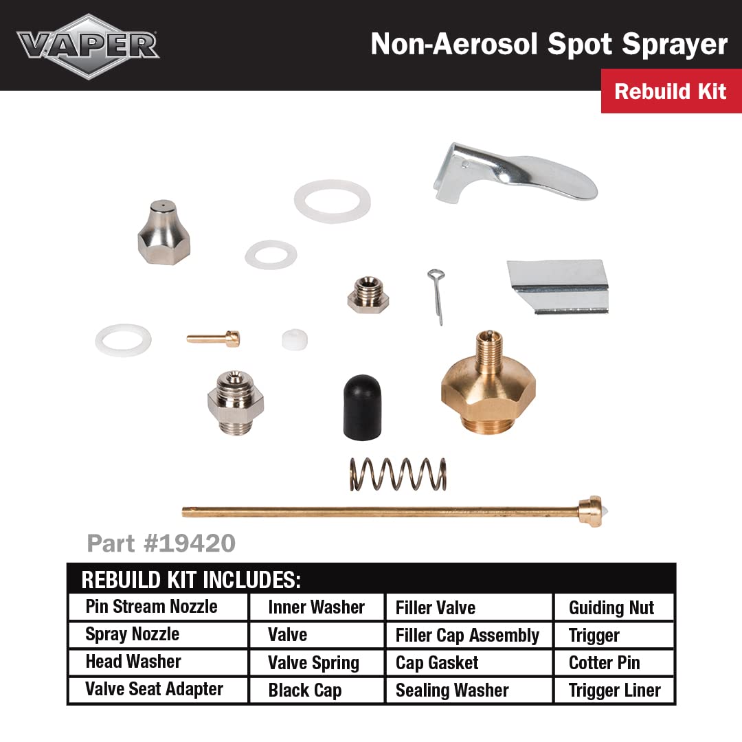 Vaper 19421 twin-pack spot spray not for paint or flammable propellants.