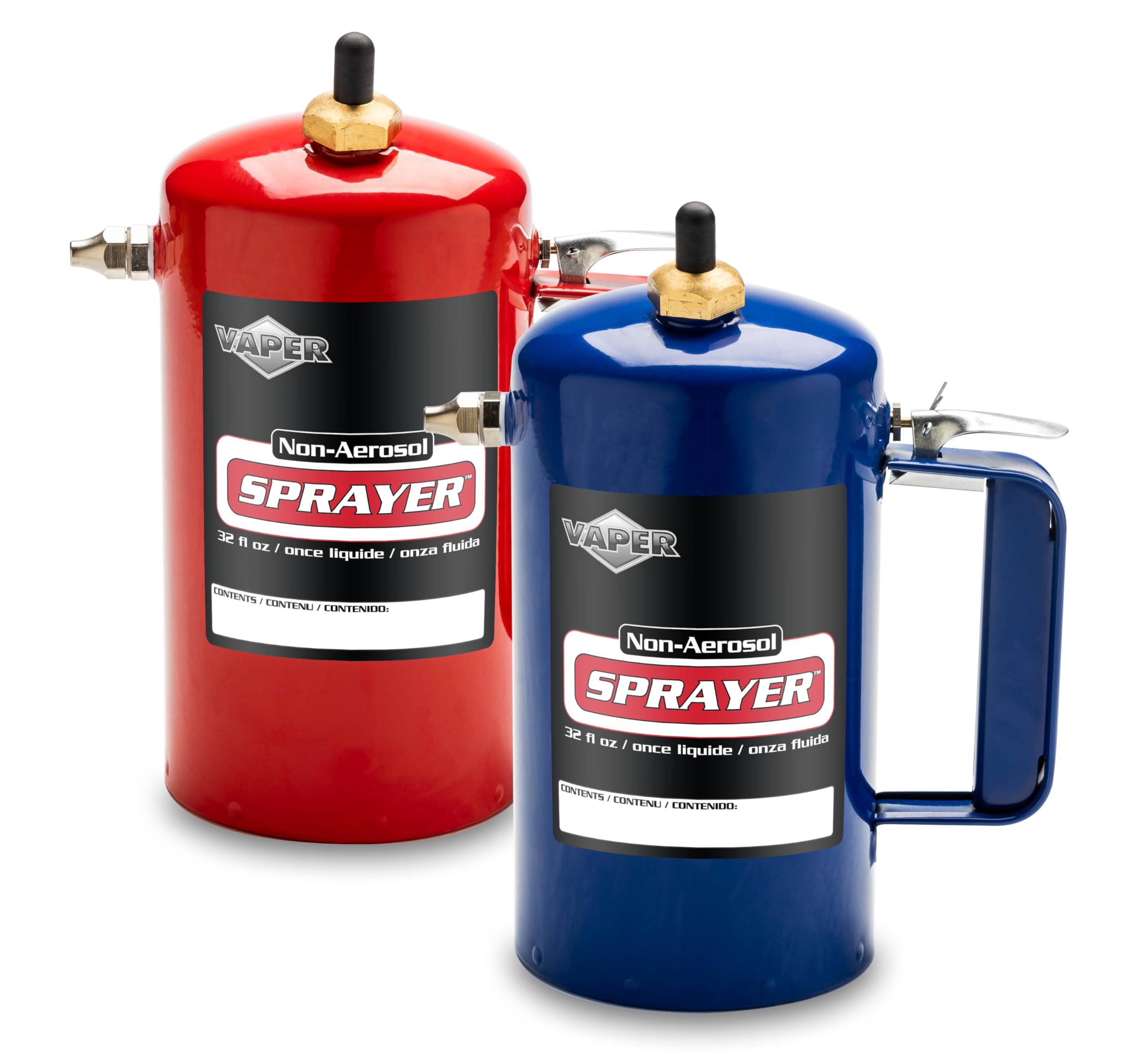 Vaper 19421 twin-pack spot spray side view with color-coded, refillable design for easy recognition.