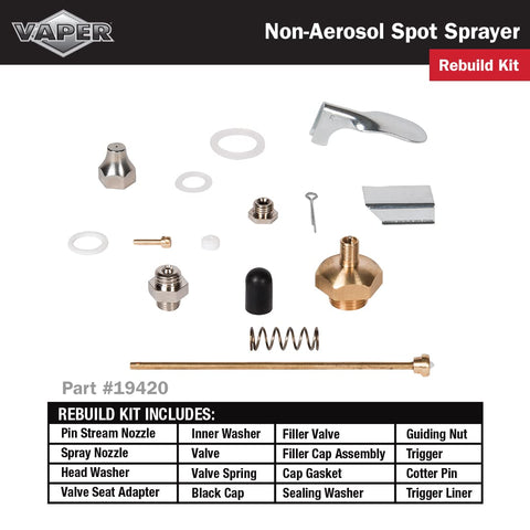 Vaper Spot Spray propellant-free design supports eco-conscious spot applications.