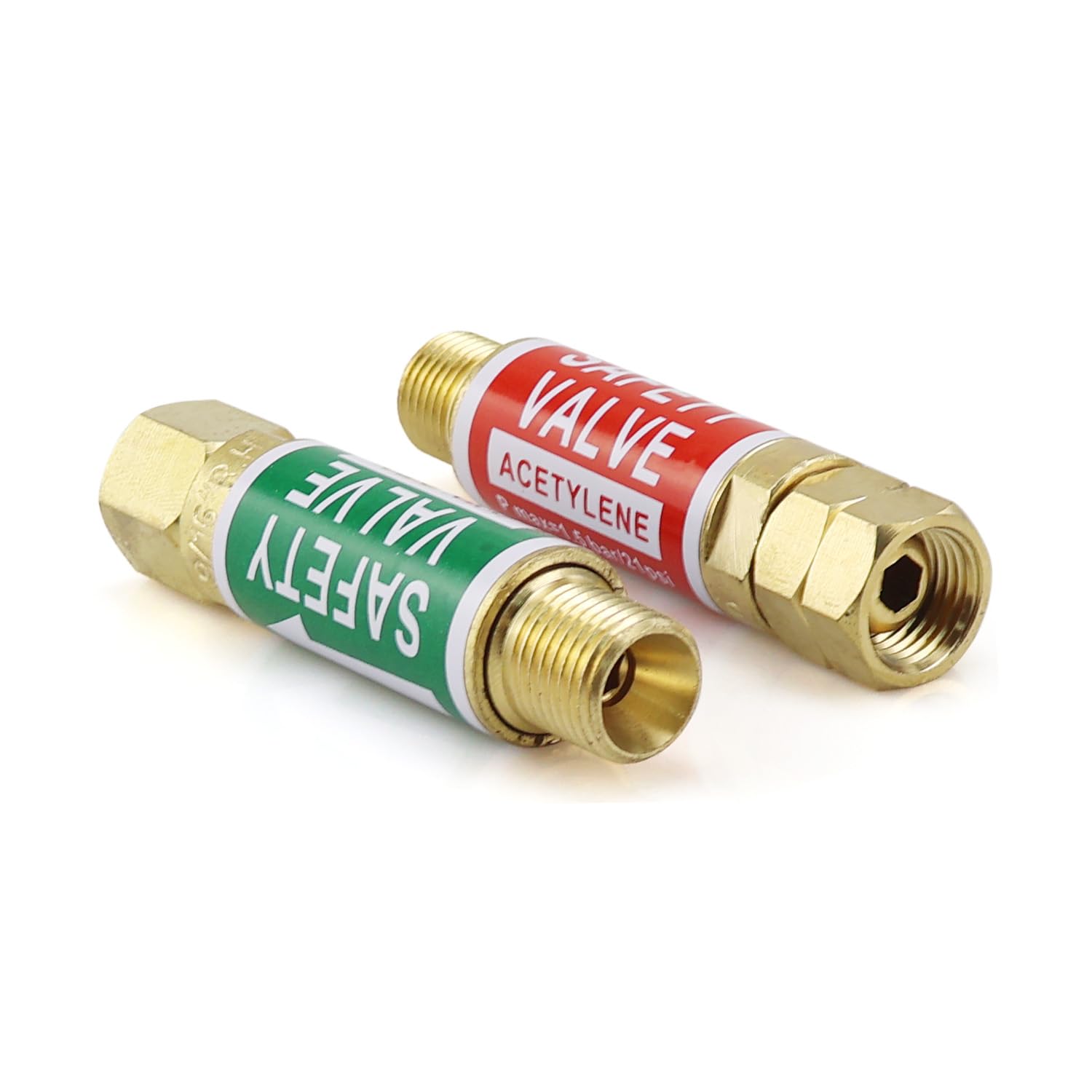 VAPHY Oxygen Acetylene Flashback Arrestor hose installation demonstrates proper inline placement for safe torch operation.