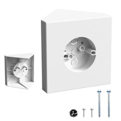 Vapikirv FB900-1 ceiling box on angled cathedral ceiling supports up to 70 lbs.