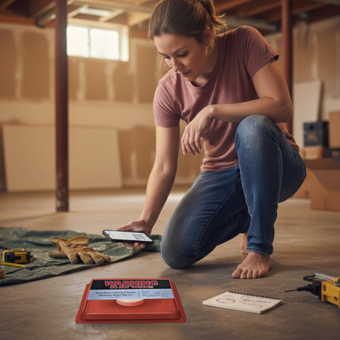 Vapor Score ready-to-use kit speeds on-site moisture checks before flooring.