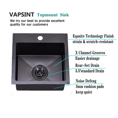 VAPSINT slope-bottom design prevents water pooling for quick drains.