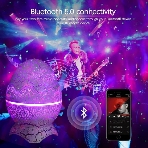 Varkda Bluetooth music speaker syncs lights to your favorite tracks.