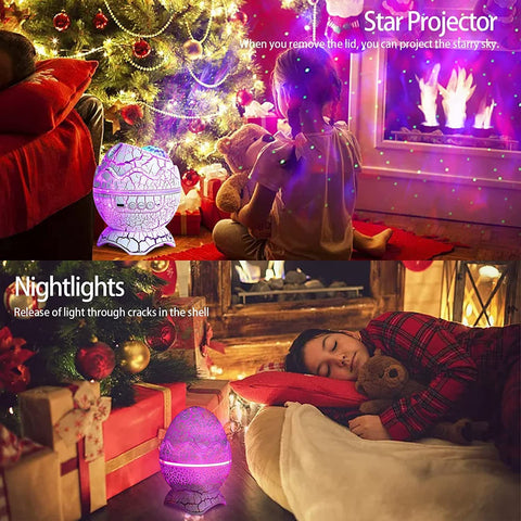 Varkda shell night-light provides warm illumination after use.