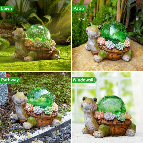 Vasesun Succulent carving detail enhances garden aesthetics