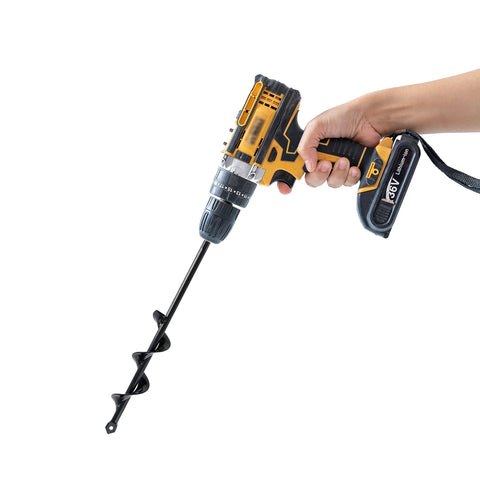 VASGOR Set 3 bulbs-and-seedlings auger supports quick planting of small plants.