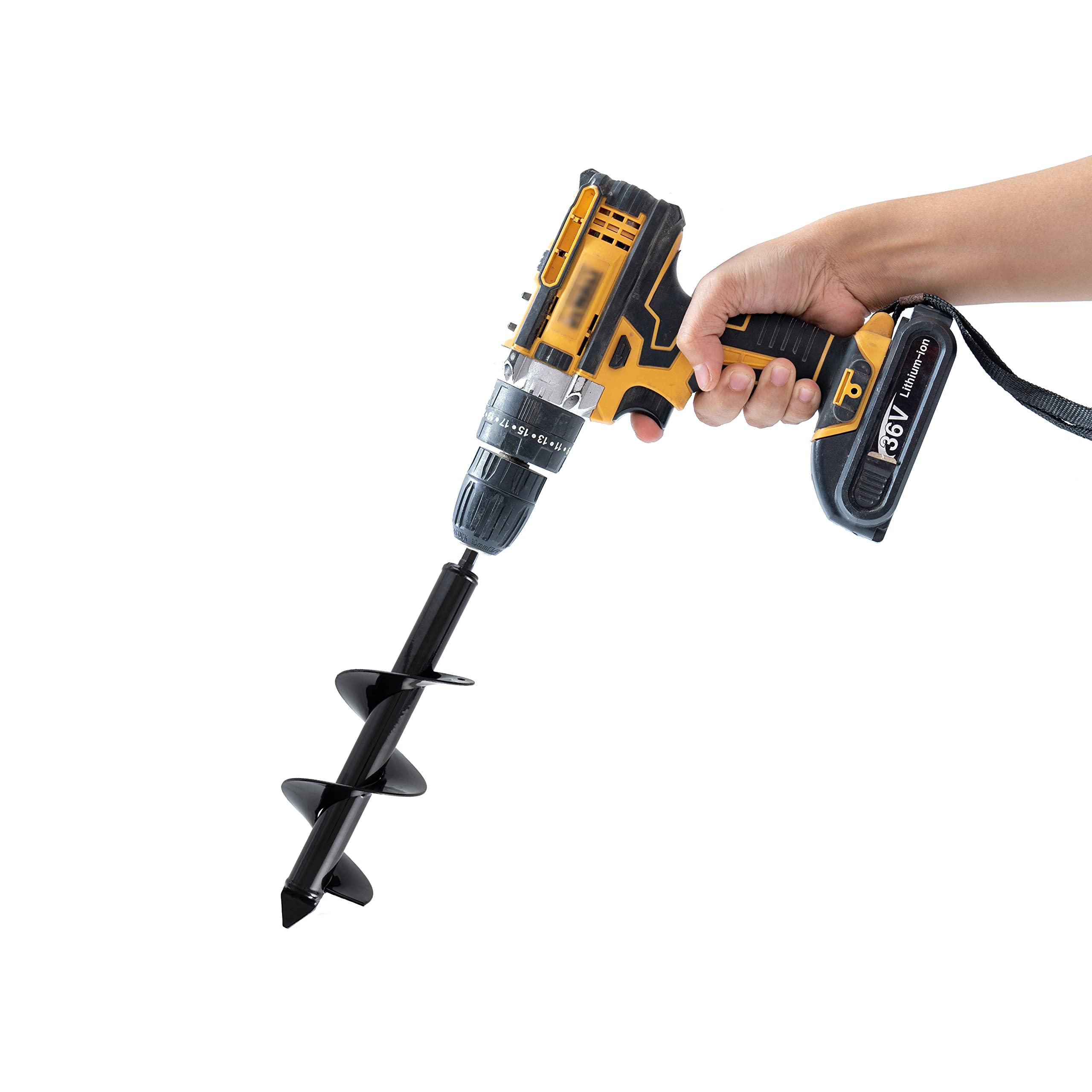 VASGOR Set 3 garden-soft-soil auger performs well in loamy soil.