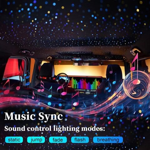 VASTFIRE Car Interior Ambient Glow enhances nighttime driving mood
