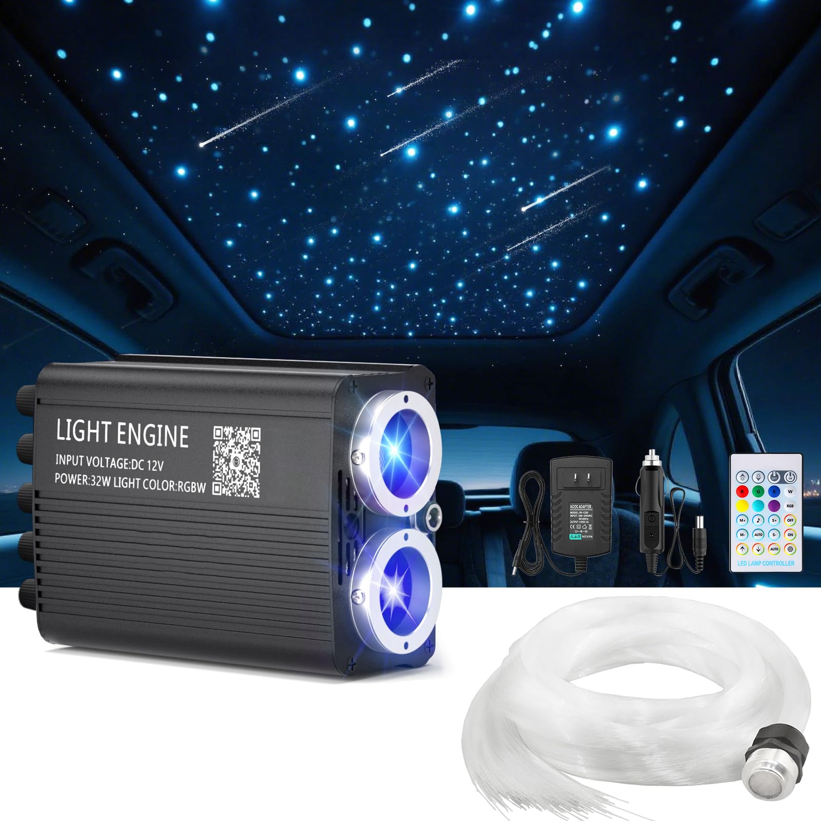 VASTFIRE headliner twinkle stars illuminate cabin for immersive ambiance.
