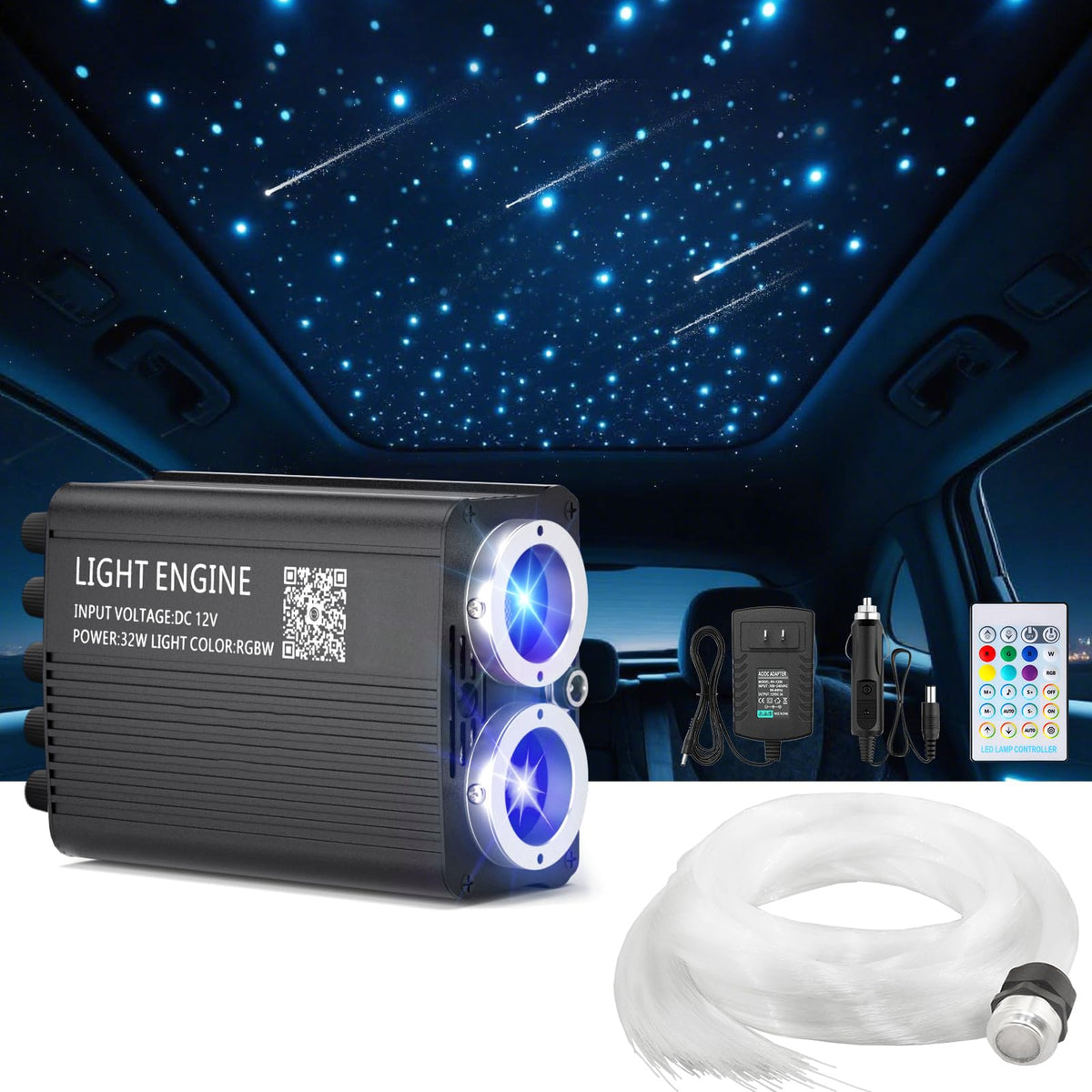 VASTFIRE headliner twinkle stars illuminate cabin for immersive ambiance.