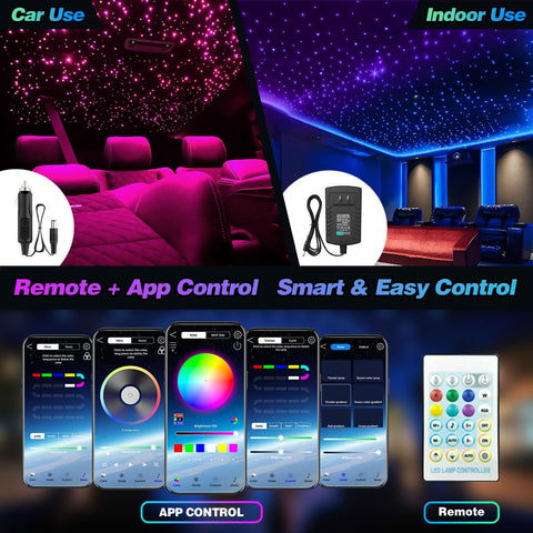 VASTFIRE music sync mirrors playlist to dynamic ceiling lights