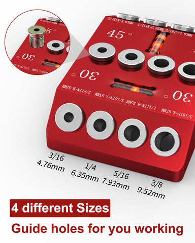 VASTHOME angle drill guide in action enables accurate stair handrail holes