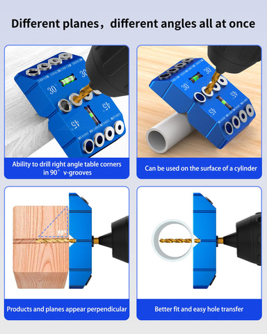 VASTHOME four-piece titanium-coated drill bit set included.