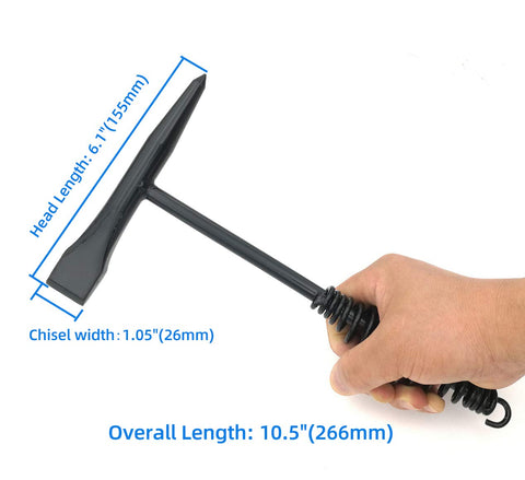 VASTOOLS welding hammer cone chisel end for fast slag removal