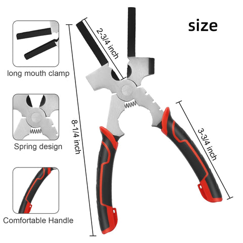 VASTOOLS welpers pliers teeth and nose close-up for grip