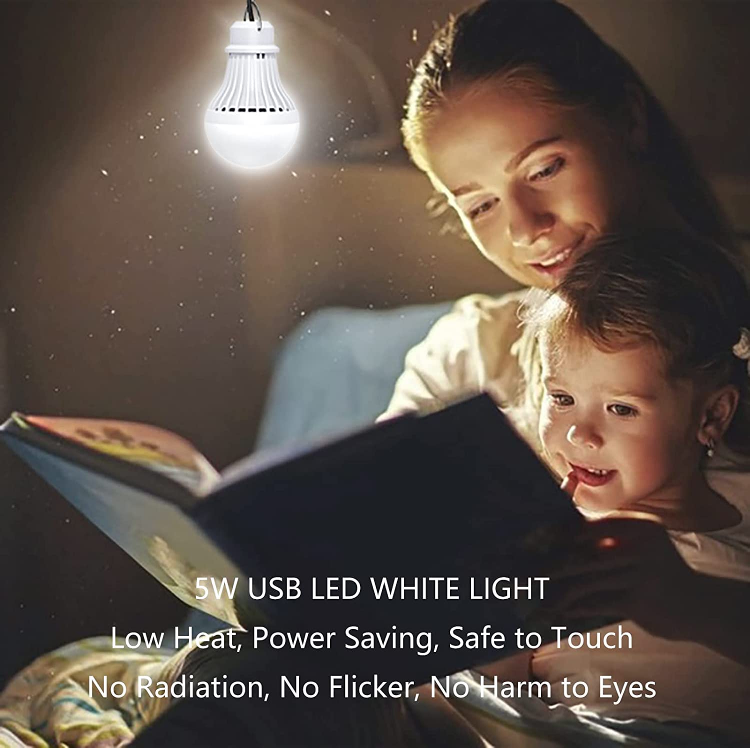VASTPOWER USB Y-Cable connects lanterns to power banks or USB sources for flexible lighting.