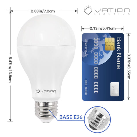 VATION LIGHTING A21 2600 lumen bulb ideal for bright kitchen and dining areas
