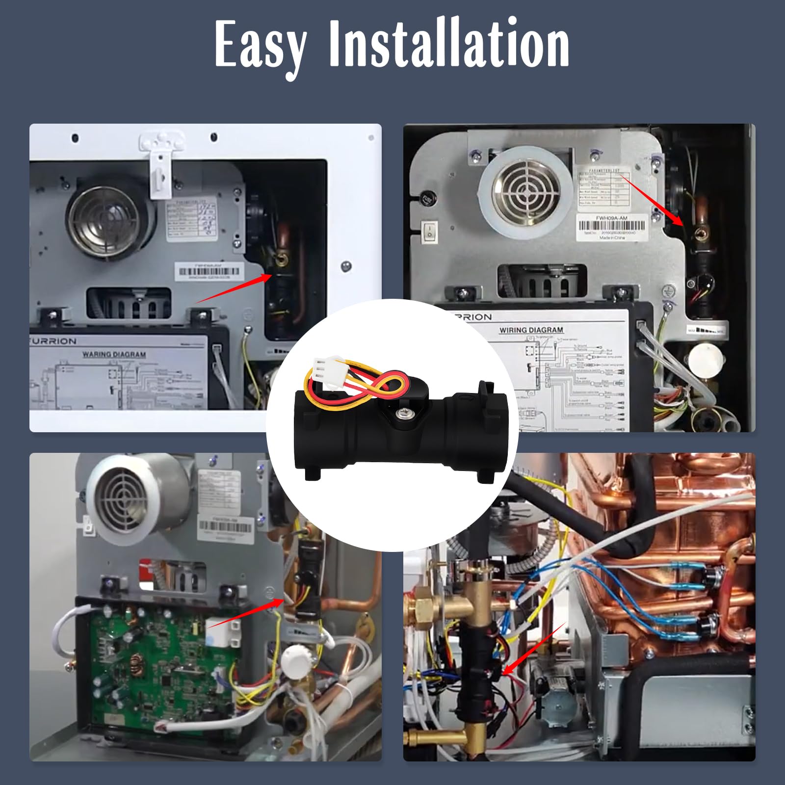 VATTCEEL flow sensor with Ranein compatibility provides reliable readings.